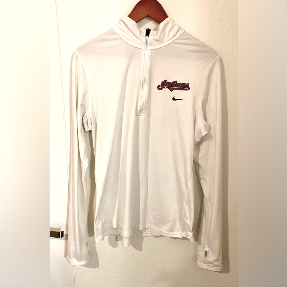 💰5/$25 Long sleeve Cleveland Indians MLB Nike dri-fit Sz Large